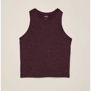 Girlfriend Collective plum reset racerback tank - medium